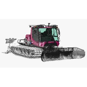 Snowcat with Snowplow 3D model